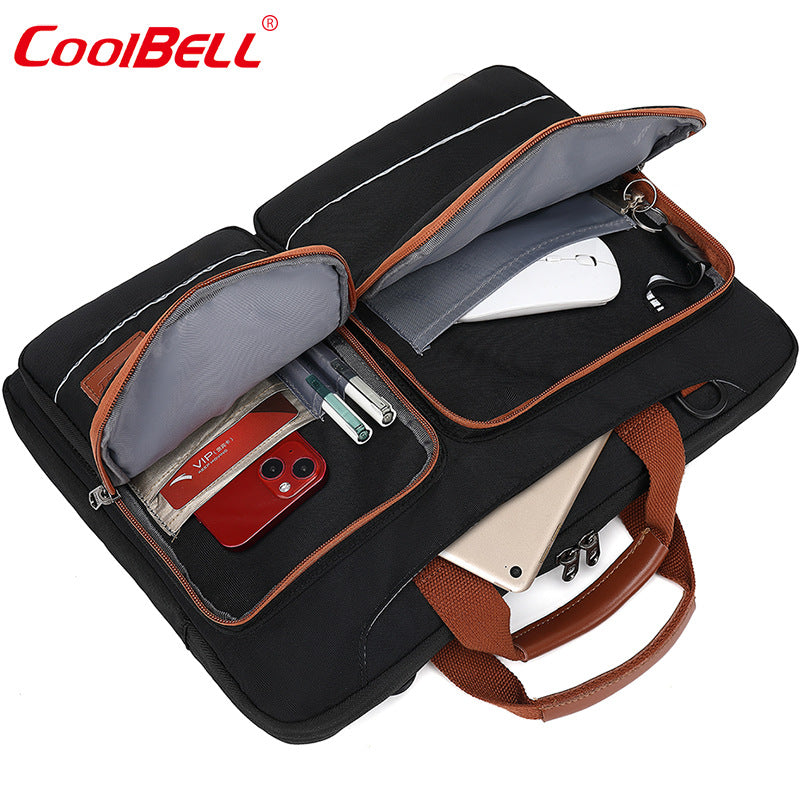 Men's Popular Retro Fashion High-grade Portable Laptop Bags