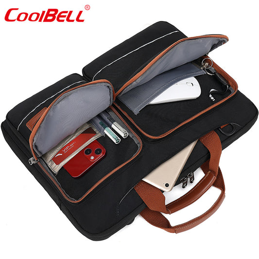 Men's Popular Retro Fashion High-grade Portable Laptop Bags
