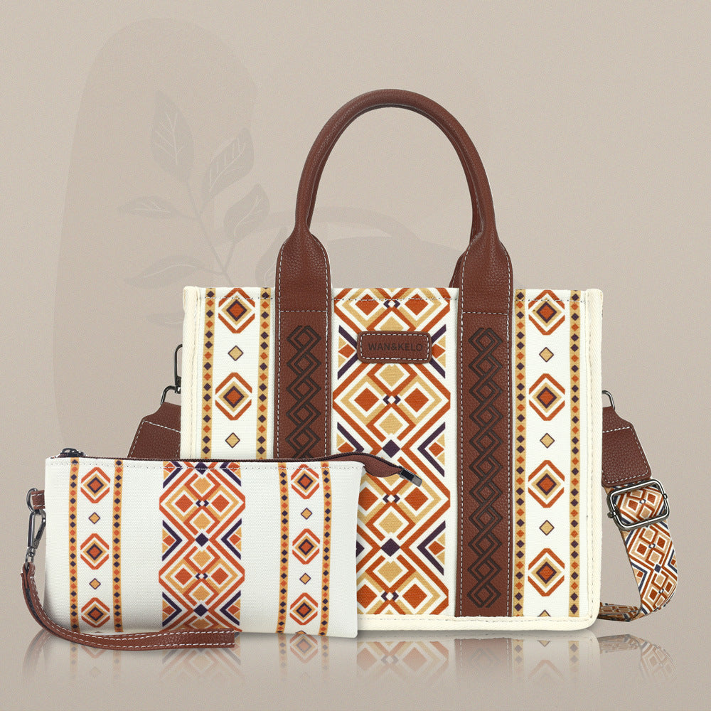 Women's Bohemian Retro Canvas Mother Commuter Crossbody Bags