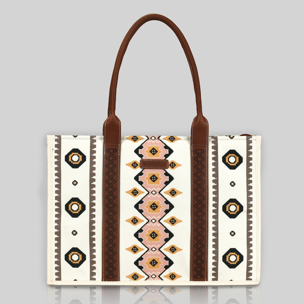 Women's Bohemian Retro Popular Lion Ridge Tote Bags