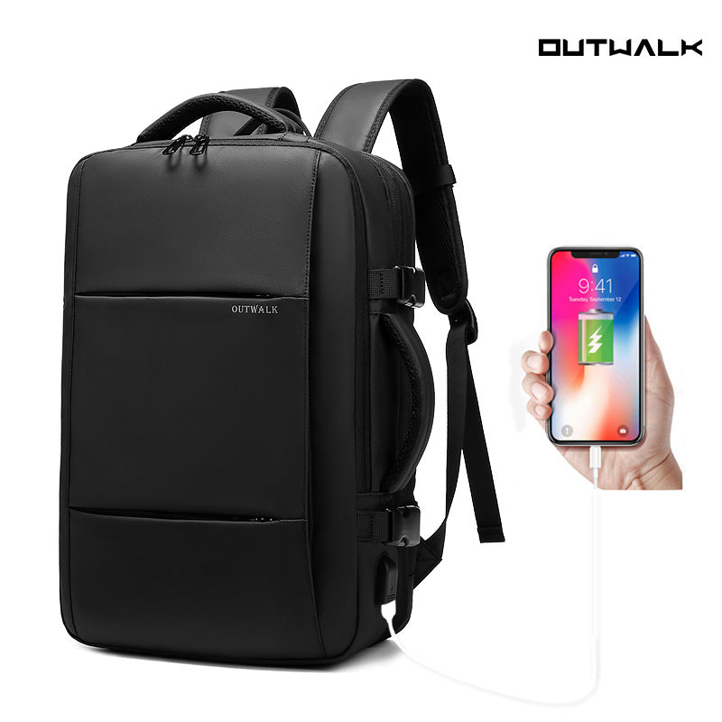 Unique Men's Expansion Business Waterproof Multifunctional Bags