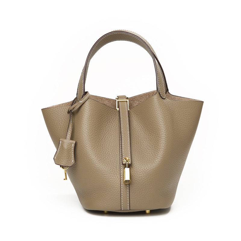 Women's Leather Mom Simple Fashion Large Capacity Handbags