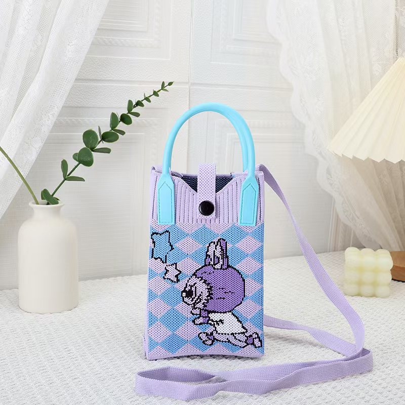 Mobile Versatile Personality Cartoon Cute Lady Hand Bags