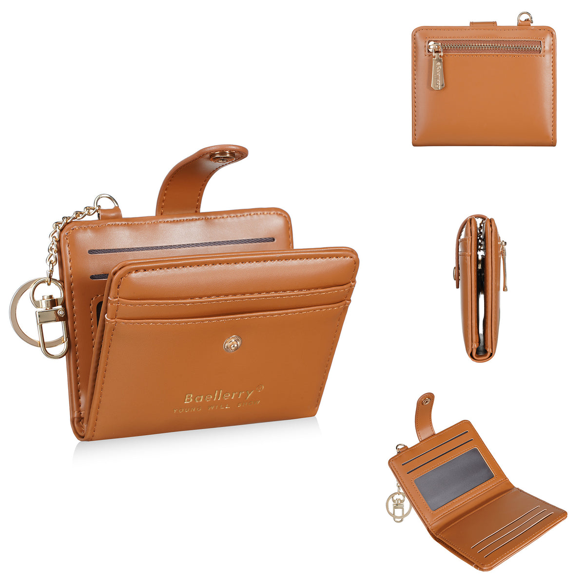 Women's Retro High-grade Short Simple Mini Cute Card Holder