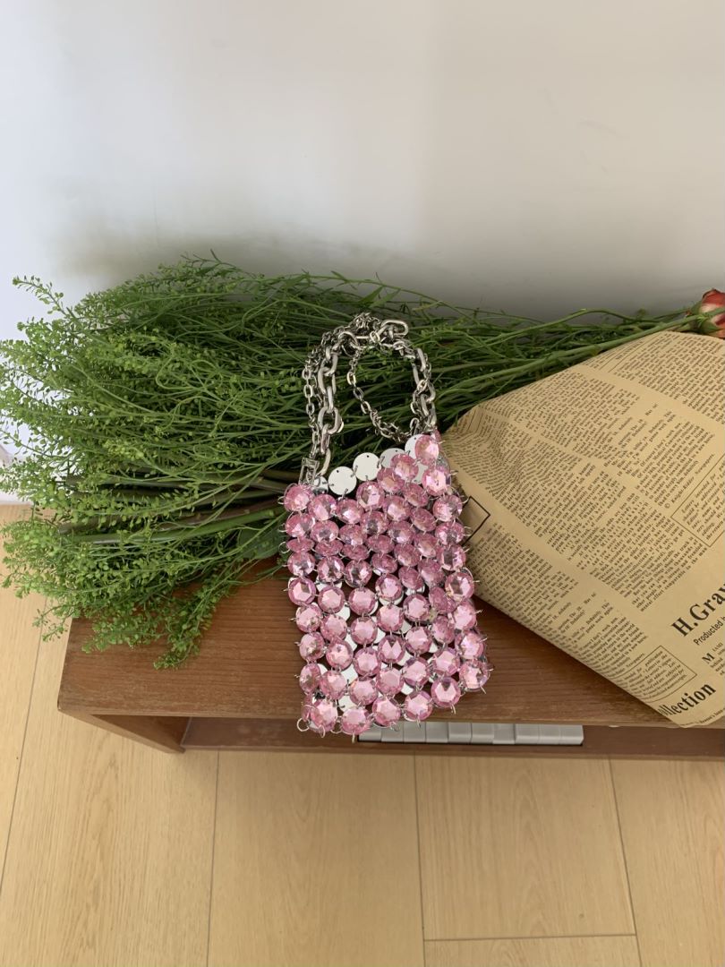 Handmade Niche Fairy Steamed Crystal Bun Crossbody Bags