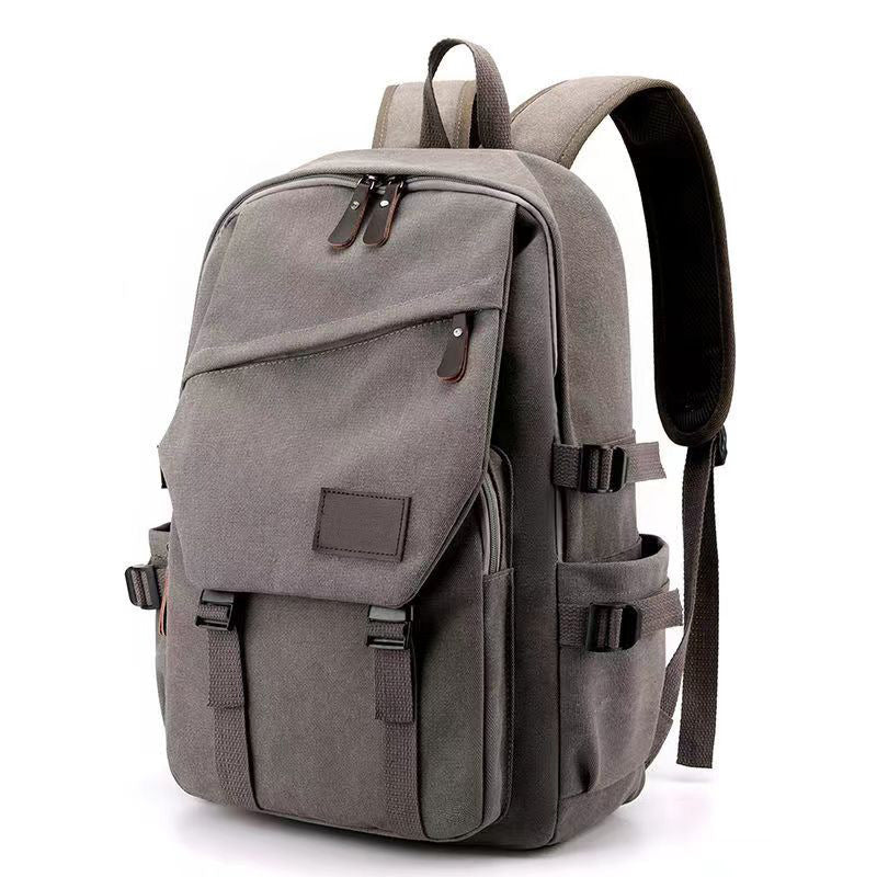 Men's Retro Canvas Trendy Large Capacity College Backpacks