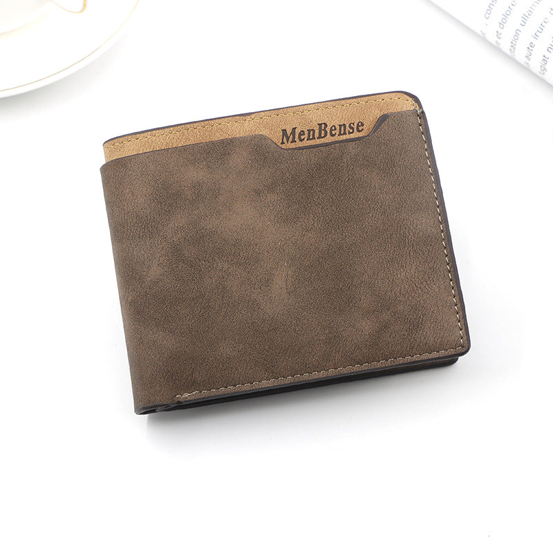Men's Frosted Waterproof Short Fashion Leisure Men's Wallet