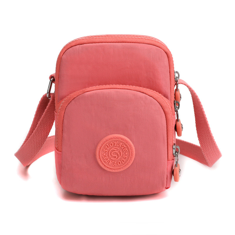 Women's Nylon Oxford Cloth Mini Fashion Vertical Shoulder Bags