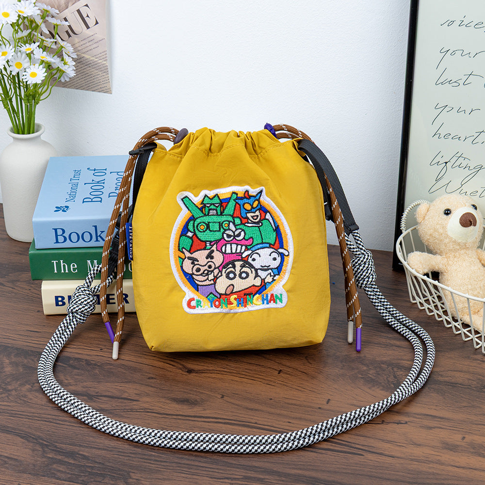 Western Style Lightweight Vertical Mobile Cloth Korean Simple Ten Thousand Women's Handbag