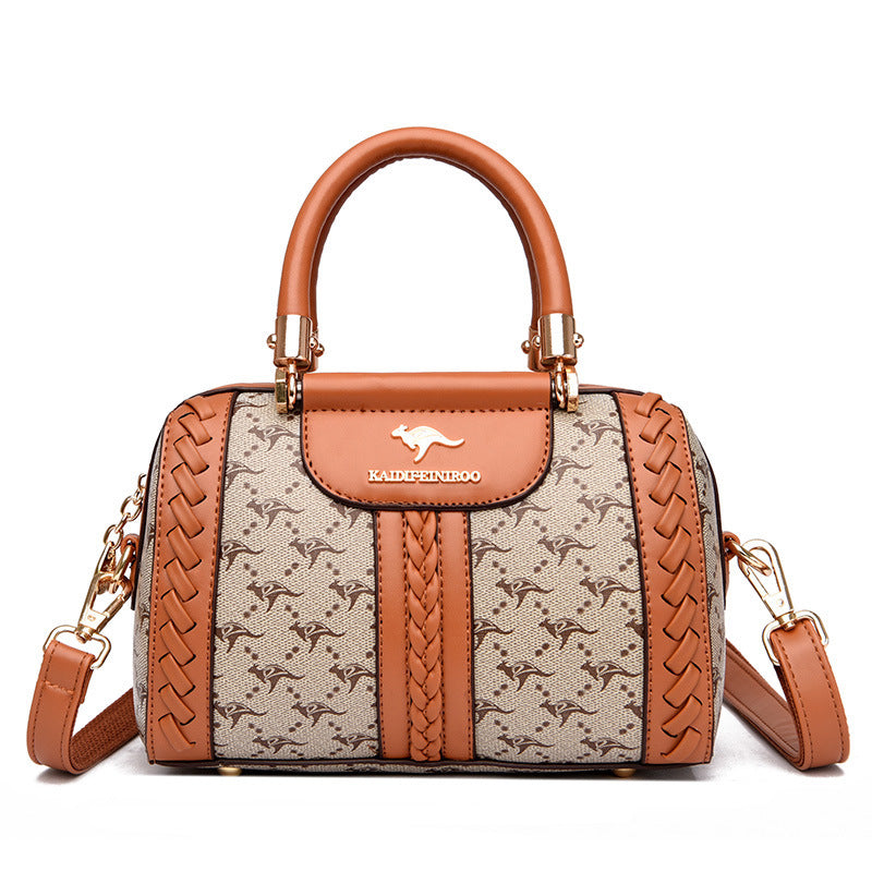 Women's Female Fashion Lady Contrast Color Handbags