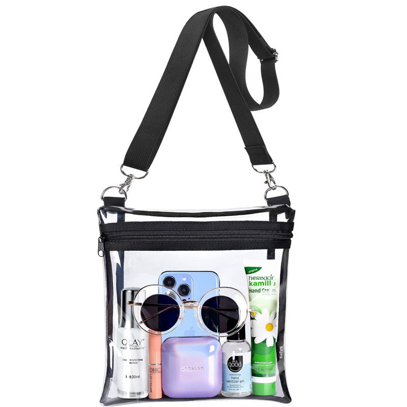 Women's Transparent Gel Stadium Stand Lightweight Bags