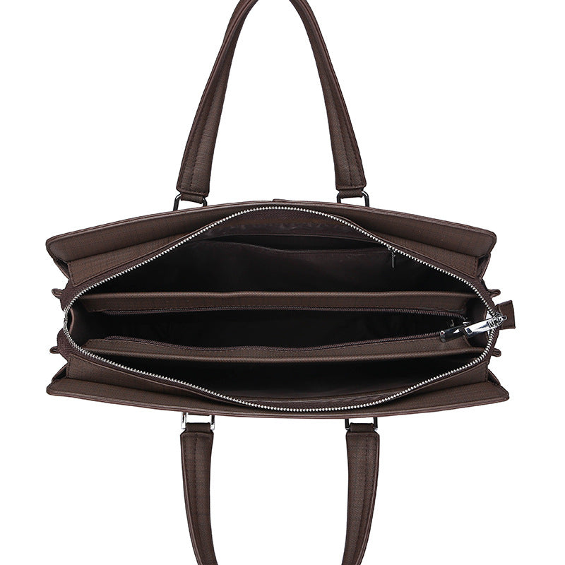 Men's Business Compartment High-grade Light Luxury Computer Men's Briefcases