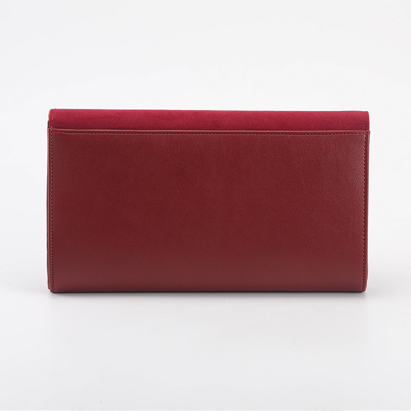 Women's Trendy Retro Medium Soft Solid Color Bags