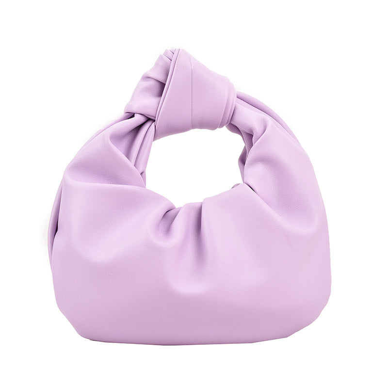 Women's Korean Fashion Moon Spring Texture Soft Leather Bags