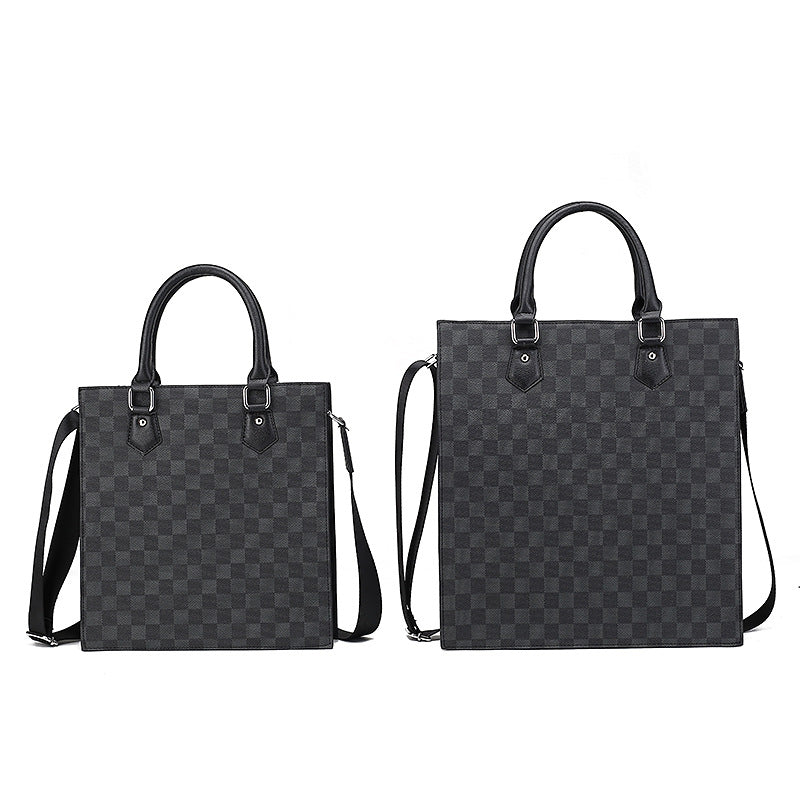 Women's & Men's & Fashion Folder Vertical Zipper Portable Men's Handbags