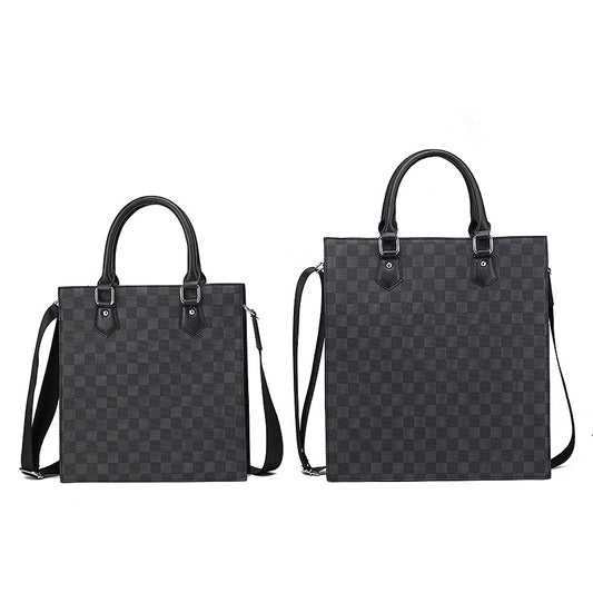 Women's & Men's & Fashion Folder Vertical Zipper Portable Men's Handbags