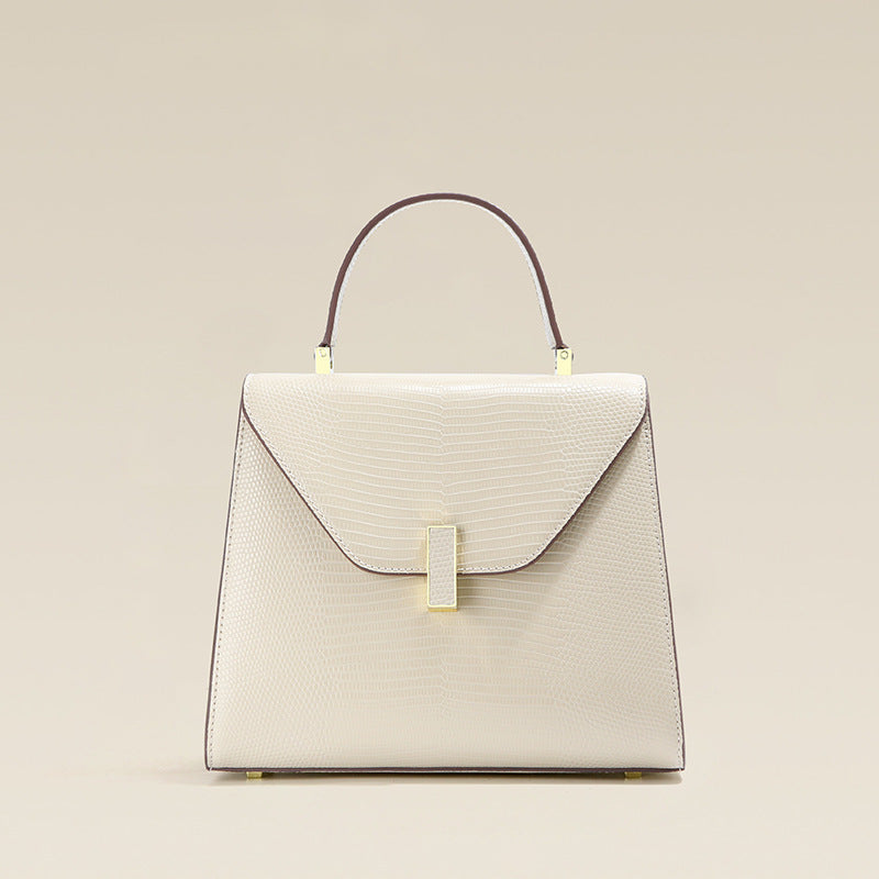Women's Fashion Genuine Leather Kelly Lizard Pattern Women's Shoulder Bag