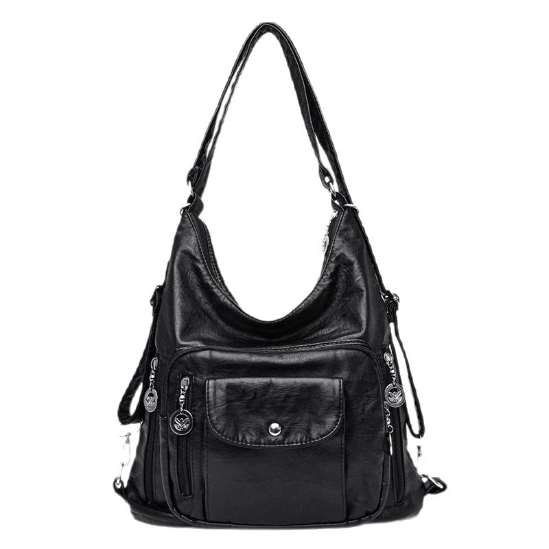 Cool Women's Retro Soft Leather Mother Crossbody Bags