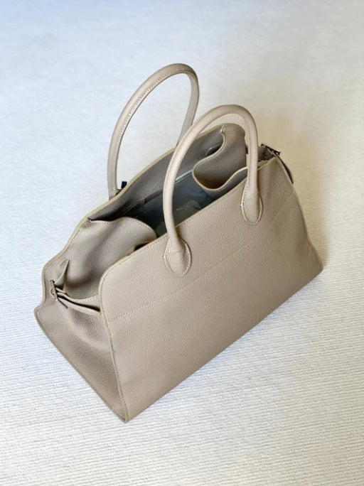 First Layer Cowhide Genuine Leather Large Handbags