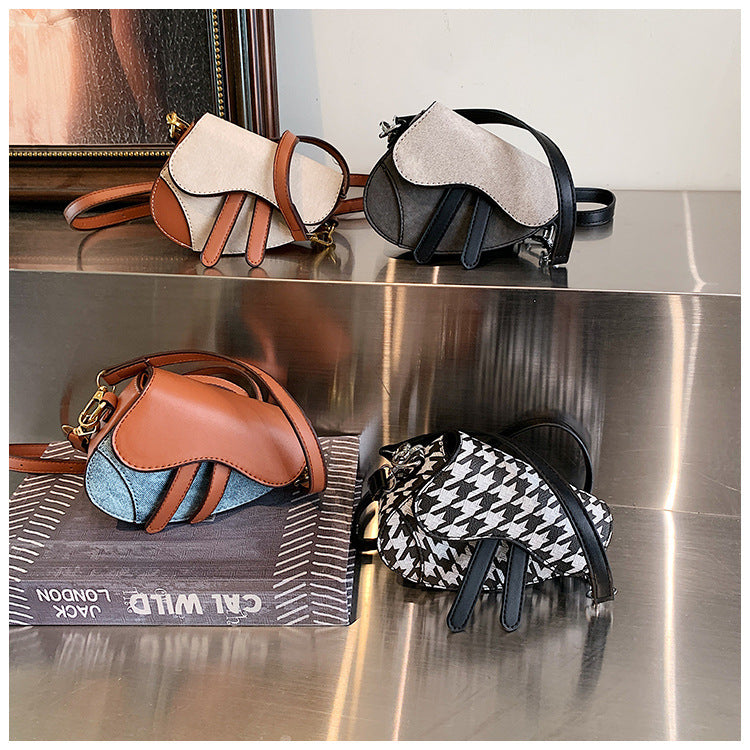 Women's Style Western Mini Portable One Saddle Fashionable Stylish Cool Women's Shoulder Bag