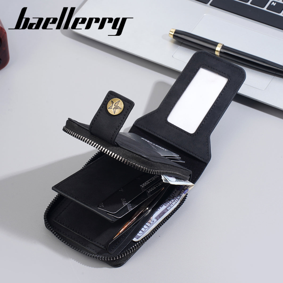 Men's Short Retro Credentials Storage High Sense Business Men's Wallet