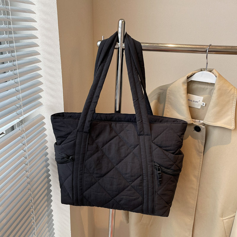 Women's Rhombus Jacket Large Capacity Commuter Simple Women's Shoulder Bag