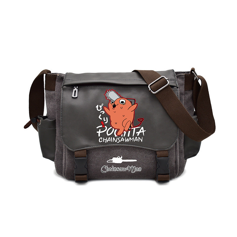 One Piece Human Ghost Blade Totoro Men's Shoulder Bags
