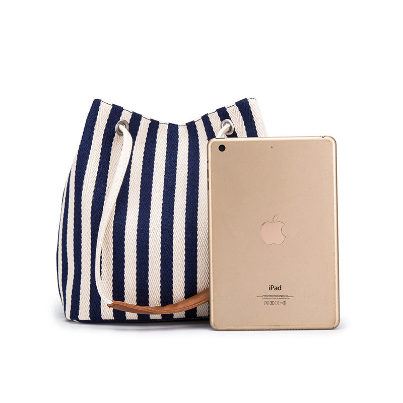 Women's Lion Ridge Canvas Minimalism Striped Bags