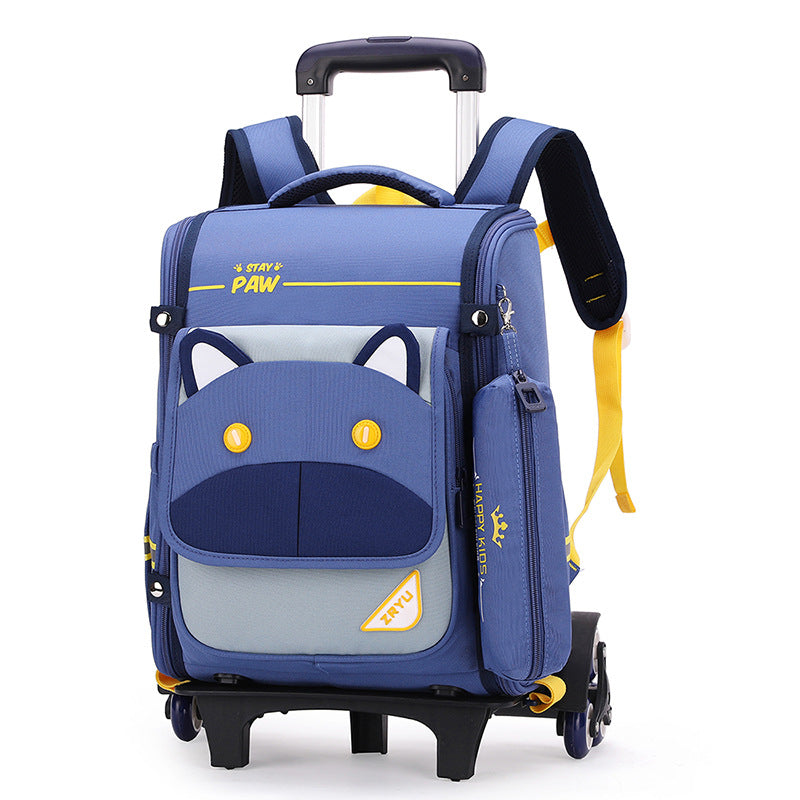 Women's & Men's Natural Fish Full Open Space Primary Grade Elementary School Students' Schoolbags