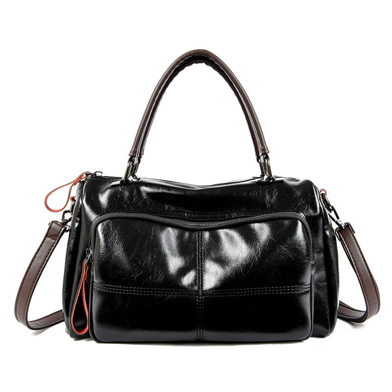 Women's Retro Large Capacity Simple Versatile Leisure Handbags