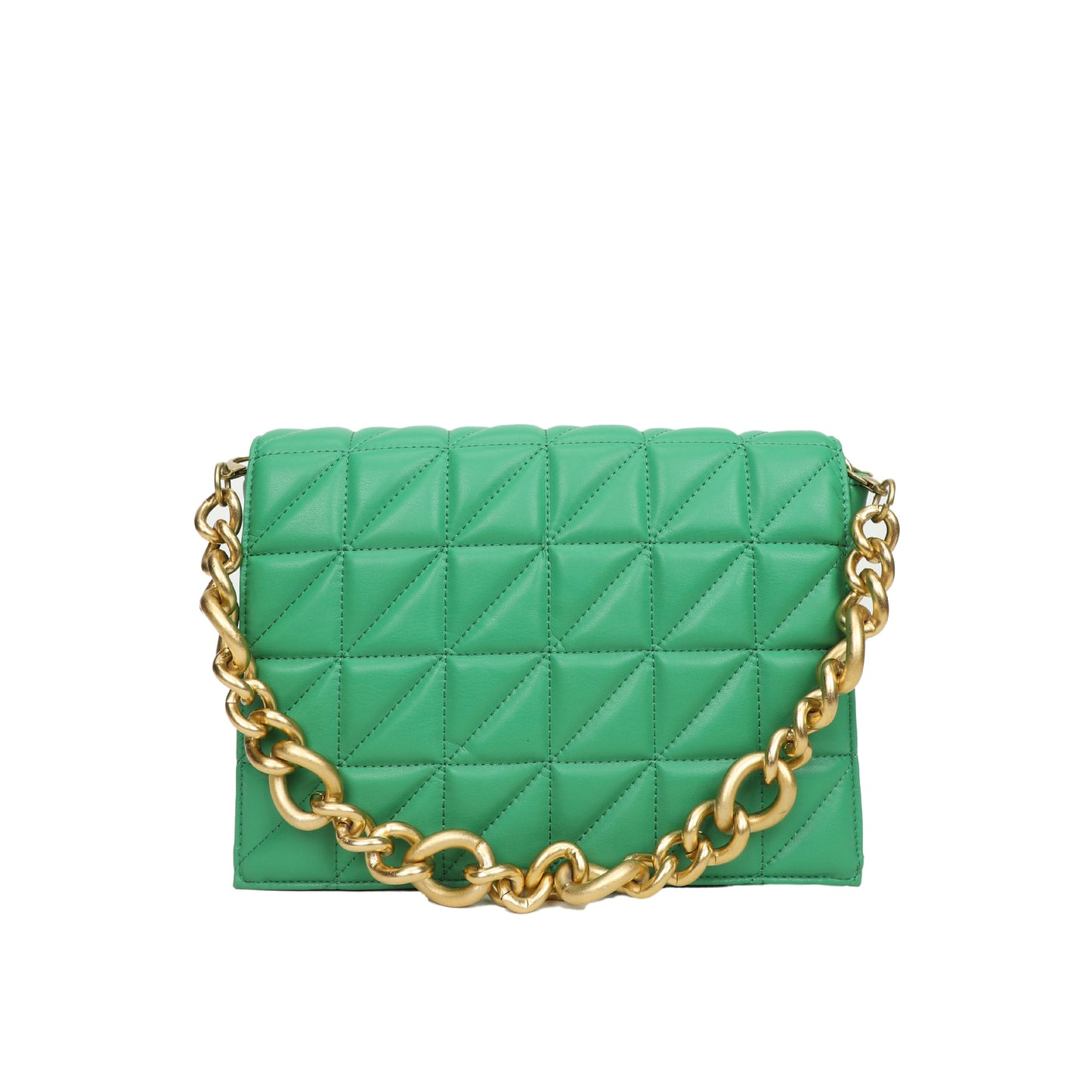 Women's Fashion Classic Style Thick Chain Embroidered Shoulder Bags