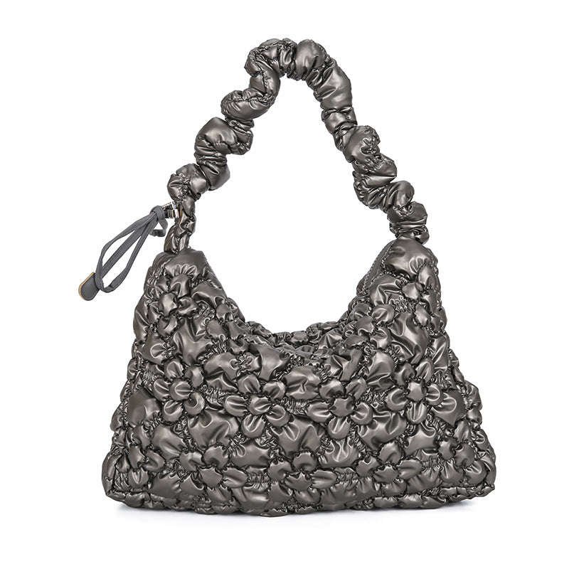 Women's Design Underarm Personalized Commuter Pleated Cloud Shoulder Bags