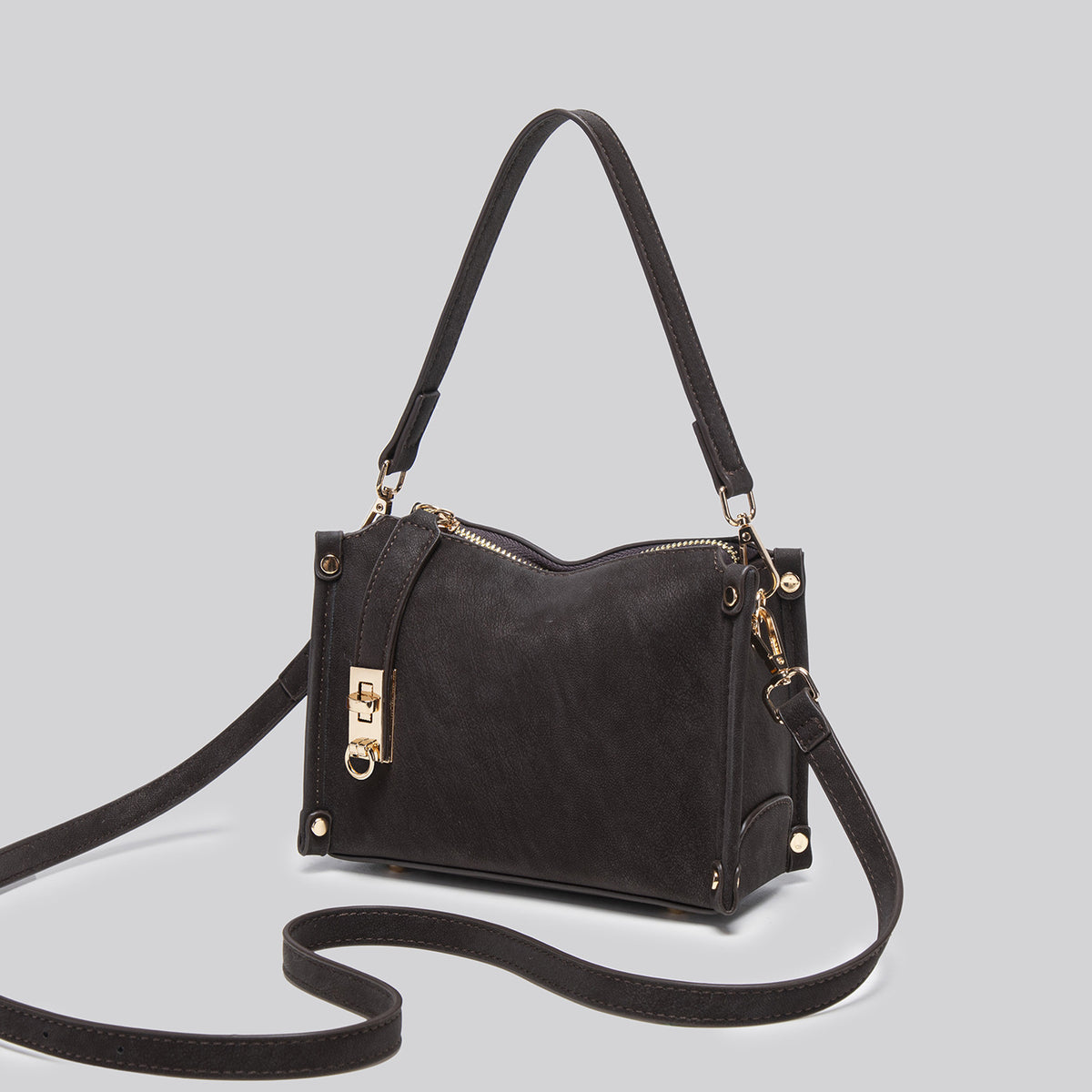 Pretty Women's Retro Fashion Advanced Texture Small Square Bags