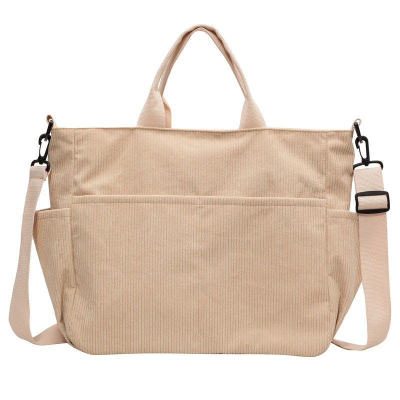 Women's Portable Female Fresh Artistic Large Capacity Women's Shoulder Bag