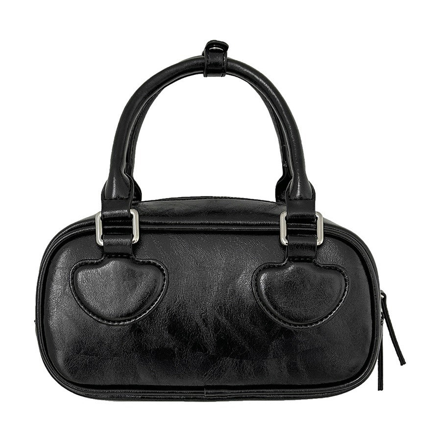 Women's Korean Style Color Contrast Patchwork Mobile Handbags