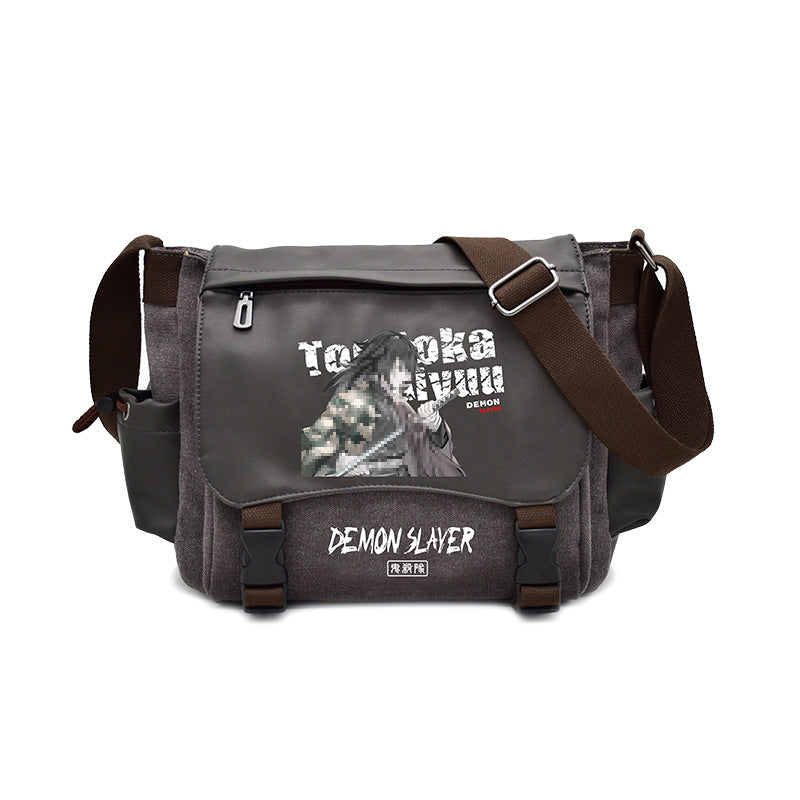 One Piece Human Ghost Blade Totoro Men's Shoulder Bags