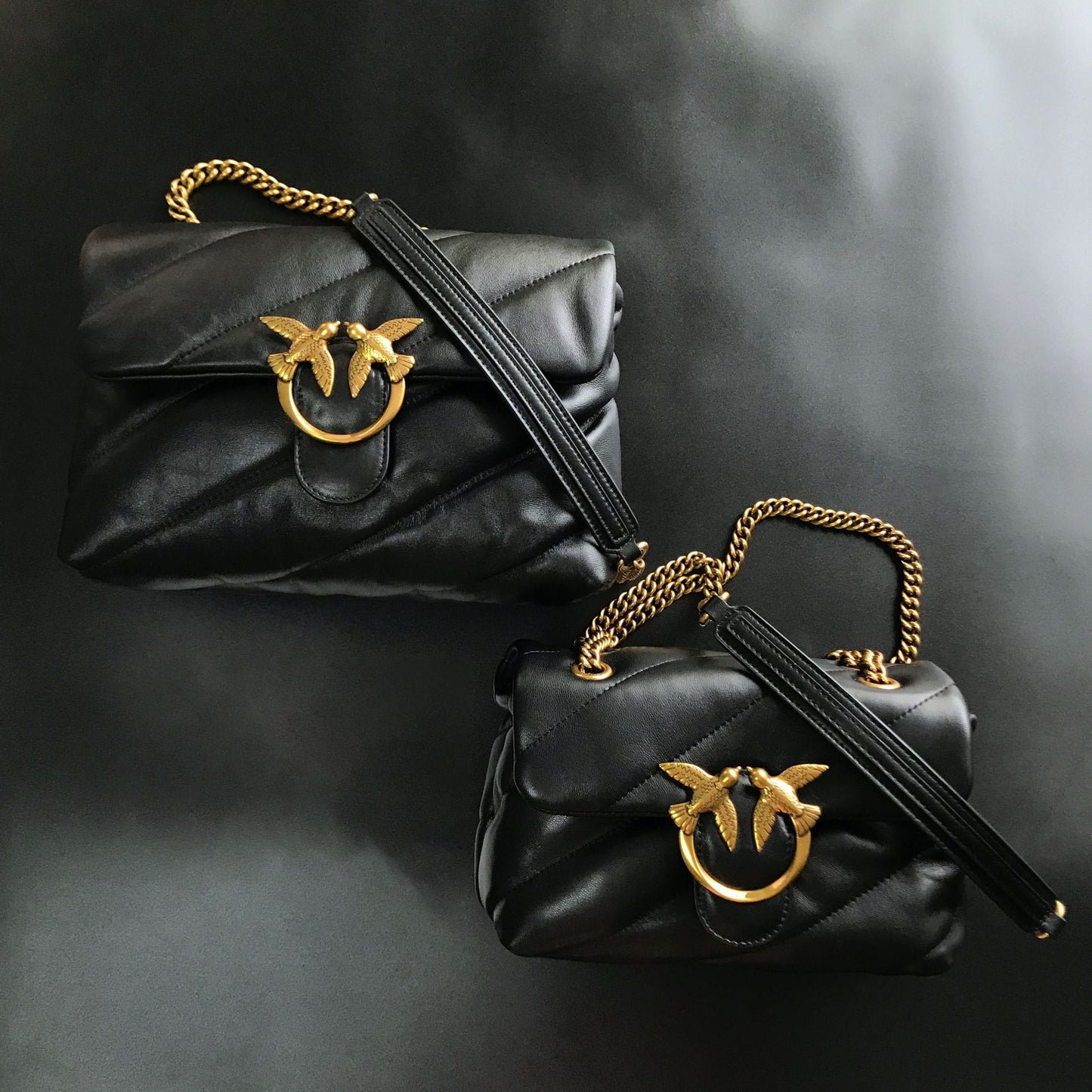 Women's High Quality Sheepskin Puff Pillow Chain Shoulder Bags