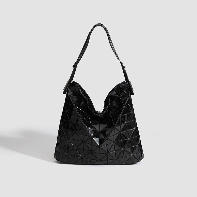 Trendy Style Underarm Commuter Geometric Rhombus Crossbody Bags