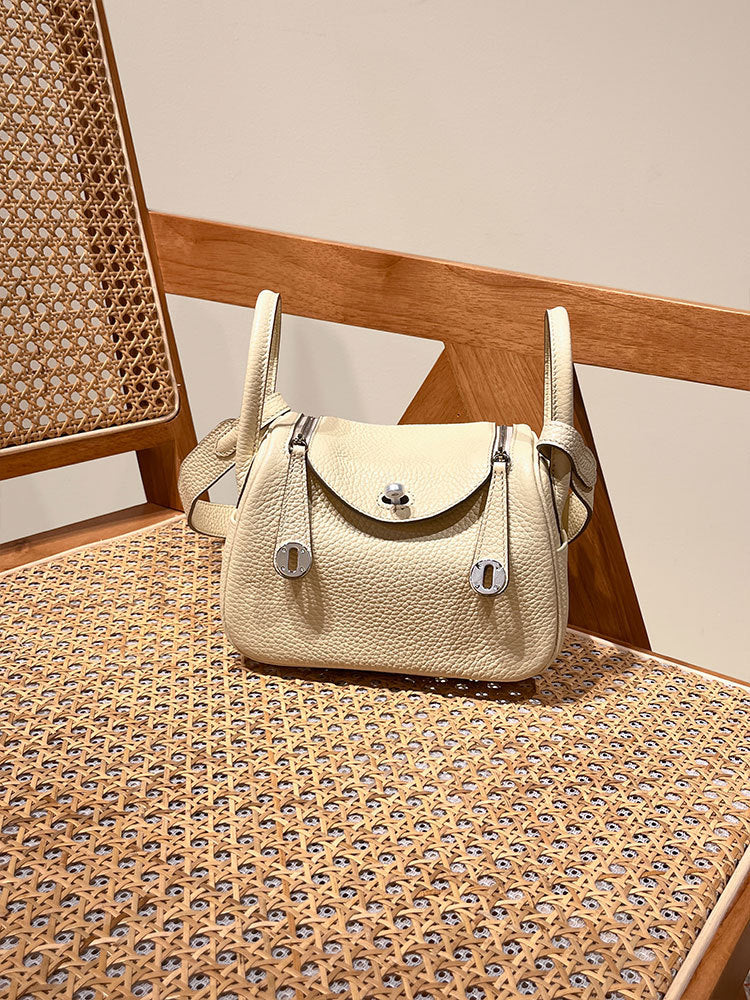 Large Capacity Underarm Lindy Doctor Leather Crossbody Bags