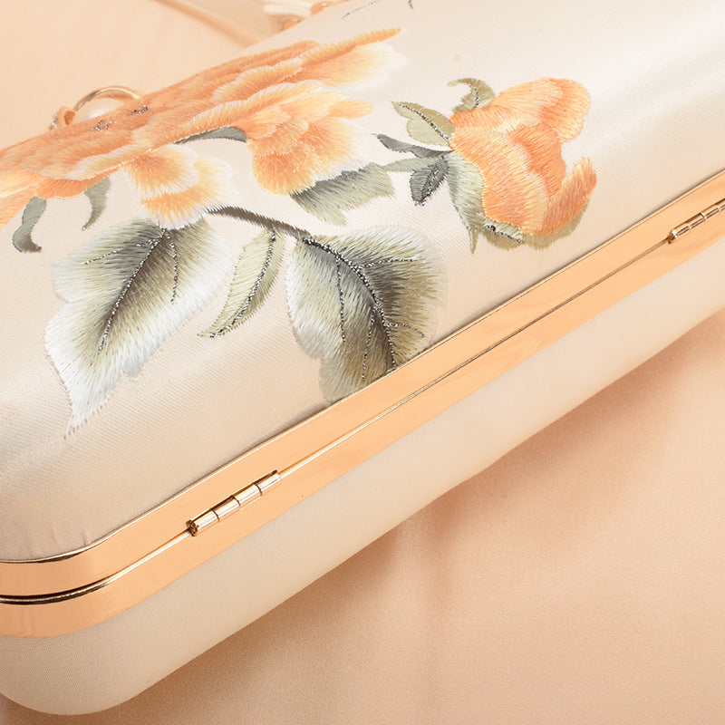 High-grade Su Vintage Design Cheongsam Dress Handbags