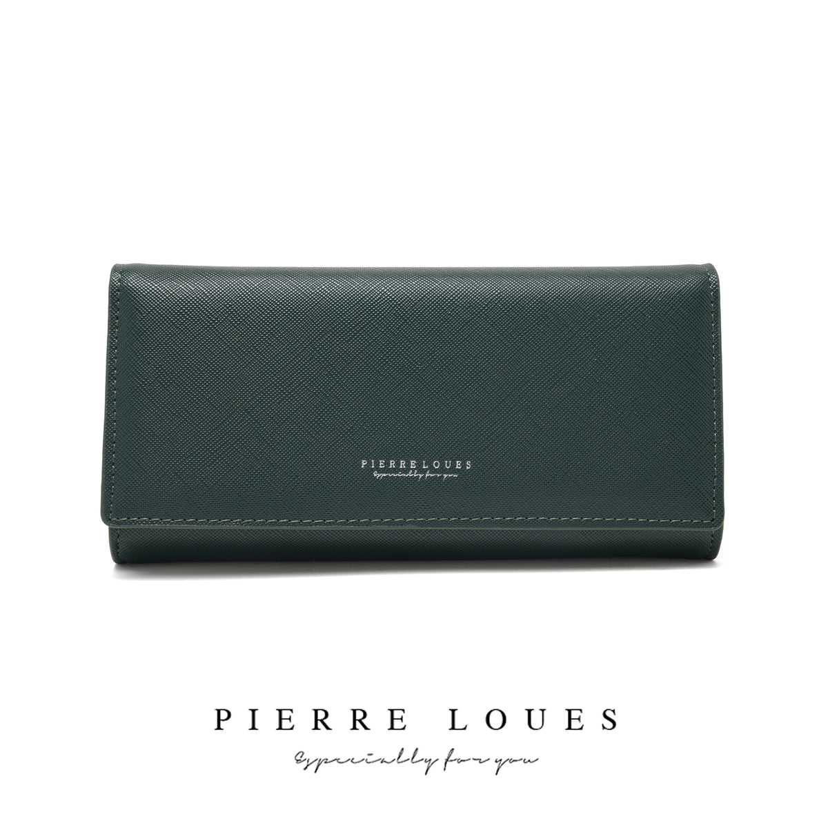 Women's Simple Large Capacity Clutch Cross Pattern Ladies Wallet