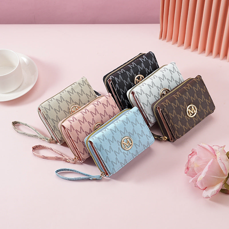 Women's Short Boom Three Fold Fashion Simple Purses