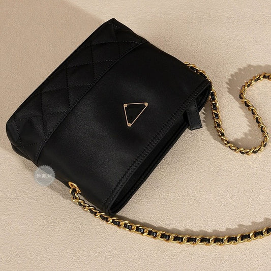 Rhombus Chain Minority Fashion Oxford Cloth Crossbody Bags
