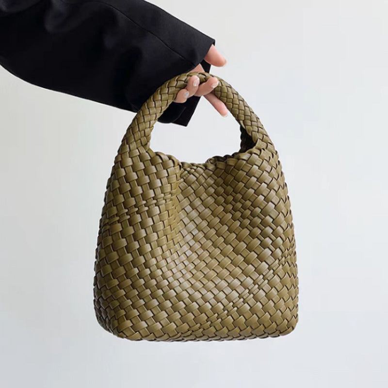 Women's Hand-woven Large Capacity Trendy Vegetable Basket Bags