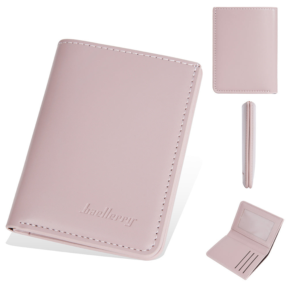 Women's & Men's Minimalist Thin Driving License Waterproof Men's Wallet