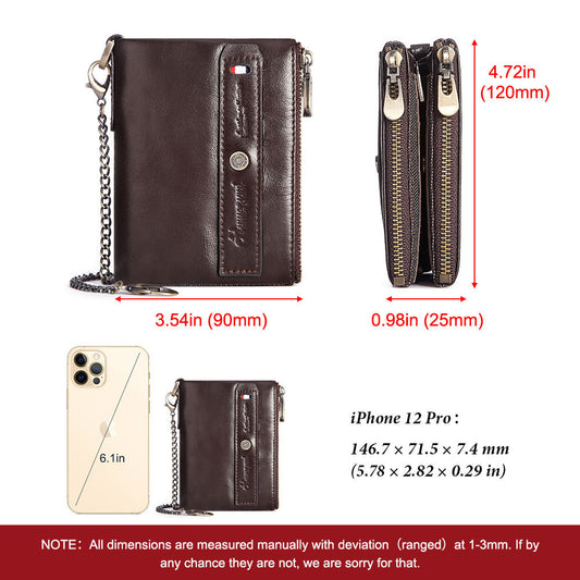 Men's Source Leather For Man First Layer Purses