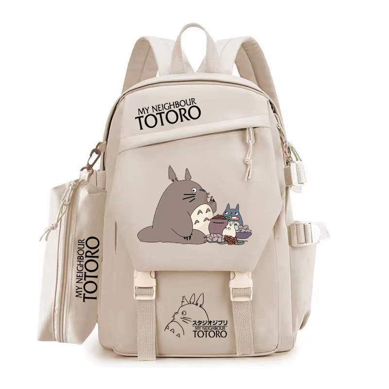Women's & Men's & Cartoon Totoro Campus Class Large Backpacks
