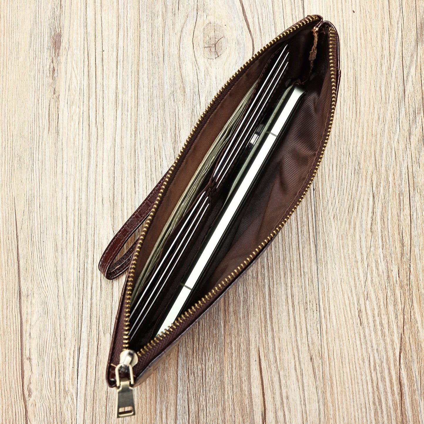 Men's Pattern For Embossed First Layer Cowhide Men's Wallets