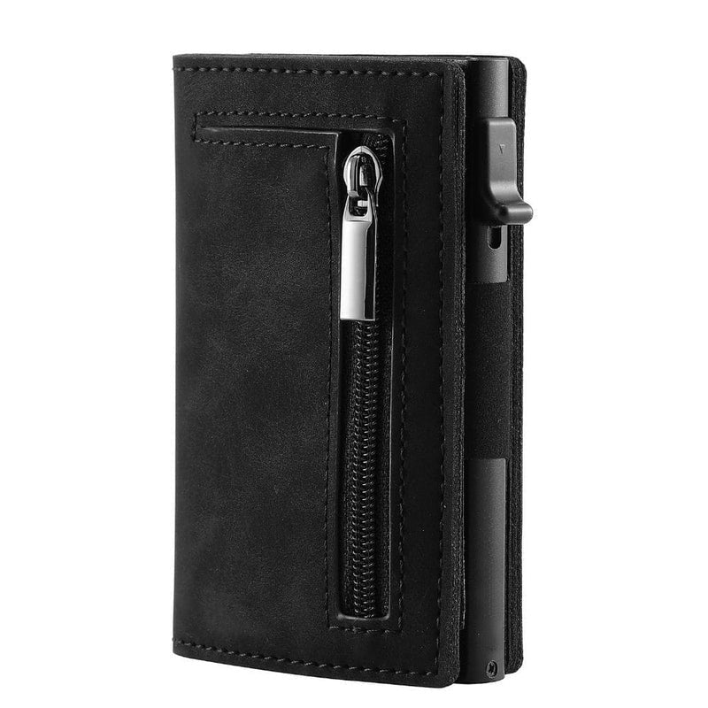 Leather For Man Automatic Pop-up Credit Men's Wallets