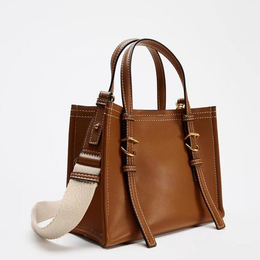Brown Mini Autumn Commute Leisure Fashion Shoulder Bags